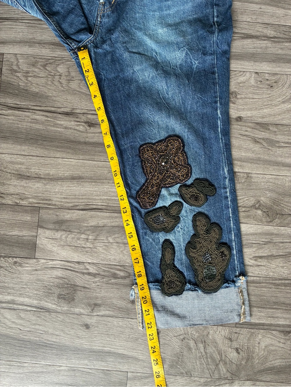 Animale Brazil Beaded
Cropped Jeans Women Size 42
Blue Designer
Denim.100%Cotton - Picture 10 of 16